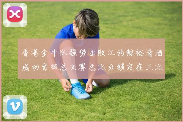 香港金牛队强势击败江西鲸裕清酒成功晋级总决赛总比分锁定在三比零